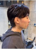 メンズカットメンズショートウルフカット