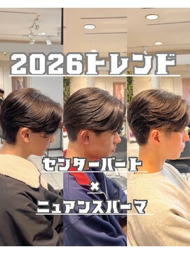 ダブルアール(RR MEN'S SALON) メンズ/センターパート/ニュアンスパーマ/由比ヶ浜