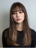 ラ ブーケ 大垣店(La Bouquet)&nbsp;ダークパープル/ナチュラルショート/ミルクブラウン/夏/大垣