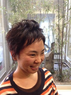 ガーデン ヘアー ワーク(garden hair work) 勇気を出して、やっちゃったモン勝ち♪春ベリーショート!