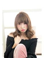 アジュール(ajour)&nbsp;無造作ミルクティーカラー