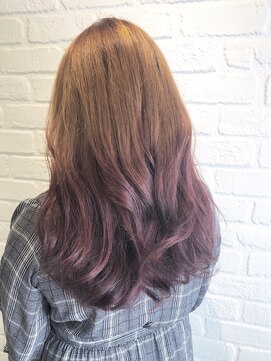 デイジー インデックスヘア 大島店(DAISY index hair) ピンク×グラデーションカラー×鬼滅カラー×毛先パーマ×無造作