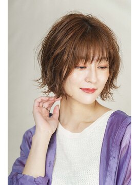 クロエ 中野(Cloe) 夏のニュアンス毛先パーマボブ