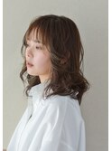 前髪パーマ&小顔ひし形シルエット大人かわいいイメチェン917