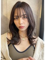 トルネード(TORNADO)&nbsp;20代30代 くびれミディ チョコレートカラー 似合わせカットM92