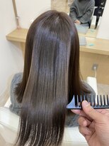 アンジュヘアー(ange hair) angehairオリジナル髪質改善トリートメント＋カラー