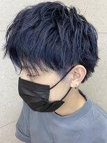 ヘアースタジオ シーオーイー(hair studio C-O-E) 人と被らないブルーブラック