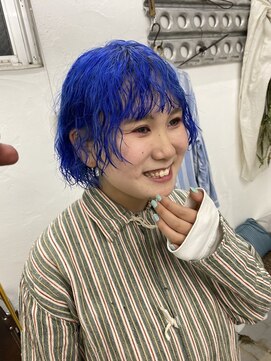フィン(fin,) fin,/外ハネボブ/セクションカラー/グラデーションカラー