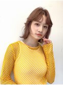 ペールカラー/切りっぱなしボブ