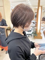 モリオ フロム ロンドン サッポロファクトリー店(morio FROM LONDON)&nbsp;【morio】札幌ショート　大人かわいい透け感ショート