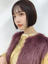 サンドシーン(sand scene)&nbsp;20代30代40代丸みショートボブマッシュ前下がりレイヤー