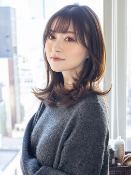 アフロート ギンザ(AFLOAT GINZA) 【白川】20代30代40代小顔カットくびれオリーブグリーン23.2.22