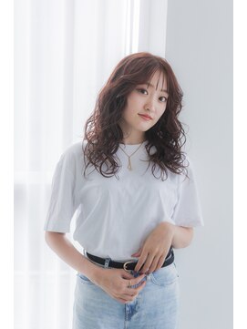 ラエティティア ロコ 刈谷店(Laetitia loco) ミディアムロングに超高濃度水素デジタルパーマ