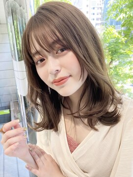 アンフィニー 銀座(ANFINI) *ミルクグレージュ似合わせ大人ミディー☆