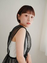 ムク 甲府(muku.)&nbsp;ミディアムヘア/斜めバング/グレージュカラー/甲府駅