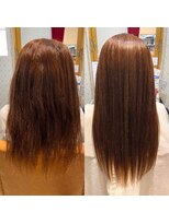 サード(ThairD)&nbsp;髪質改善ストレート/レイヤーロング/アースカラー/30代40代50代