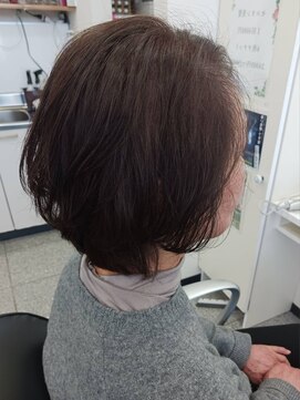 サンひまわり 高来店 ナチュラルなボブスタイル