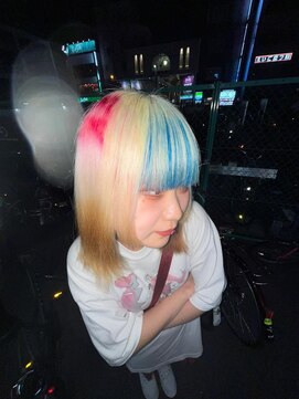 クロリ 淡路店(Chlori) インナーカラー×デザインカラー