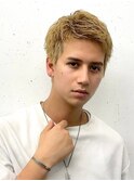 メンズショートハイトーンカラー