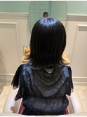 切りっぱなしボブ