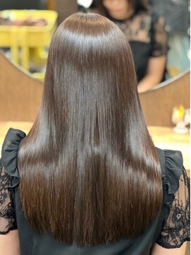 リッチ 菊名店(Rich) 髪質改善　艶トリートメント　ブラウンカラー　サラツヤ　艶感