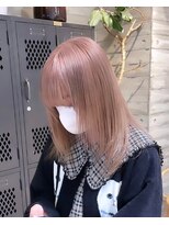 ヲタク(wotaku.)&nbsp;ピンクベージュくすみピンクハイトーンダブルカラーケアブリーチ