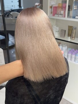 ベレーザ 渋谷(BELEZA) 10658秋色ミルクティーアッシュくすみベージュ韓国シャギーボブ