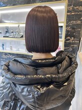 フラミューム 静岡(flammeum) ボブ×ピンクラベンダー