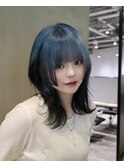グラデーションカラーウルフ