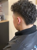 バーバーショップ ノア(BARBERSHOP NOA) バーストフェードマレットスタイル