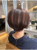 ●杉浦イメチェン外ハネボブ美髪ワイドバングレイヤーショート14