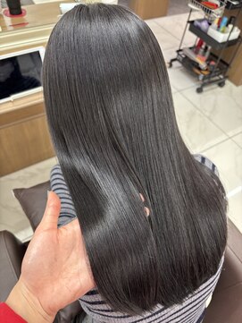 アッシュ 下北沢店(Ash) 新社会人おすすめ!ブルーブラックで透明感暗染め!