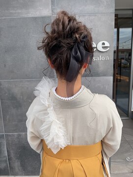 美容室 アイディー i-dee 袴ヘア