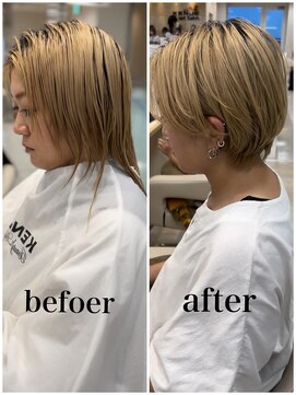 ケンジ 平塚ラスカ店(KENJE) おしゃれショート/ショートボブ