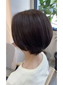 白髪ぼかしカラー＊艶アッシュブラウン