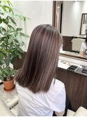 コントラストハイライト/外国人風/ハイライト/ミディアム