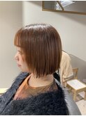 髪質改善ストレート*切りっぱなしbob