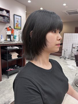 ルックアット(Look at) 【Look at】20代30代40代切りっぱなしボブ顔まわりレイヤー