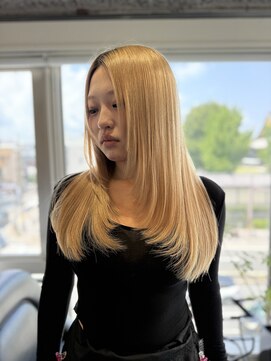 ヘアースタジオゼン アドバンス(hair studio Zen advance) ハイトーン×レイヤーカット