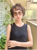 ショートパーマショートカット前髪あり前髪なし20代30代40代