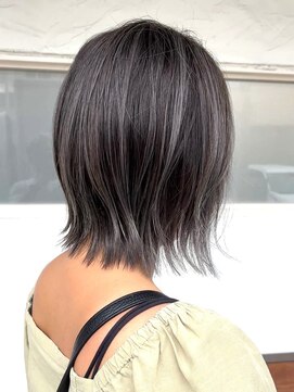 アルファ(alpha) クラゲヘアー/オリーブグレー/黒髪/ココアベージュ/小顔/松戸駅