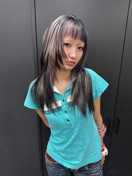 シキ(SHIKI) レイヤーカット デザインカラー シルバー