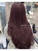 ワインレッド×レイヤー