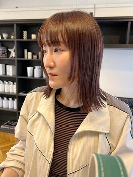 ジリ(JILI) リップレイヤー×ニュアンスブラウン ▽福永