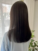 シベルバレー 横浜(sibell) *セミロングレイヤーカット顔周りレイヤーウルフハッシュカット