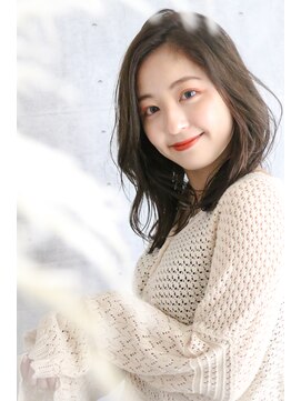 アリアツイン バイ エクラート 池袋西口店(ARiA TWiN by ECLART) ミディアムレイヤー×ココアブラウン 髪質改善 イルミナカラー