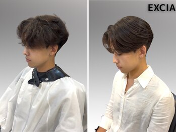 エクシア 姫路店(EXCIA)の写真/「ぺたんこ」は回避。広がり・パサつきを抑え、ふんわり動く理想のシルエット。EXCIAの自然な髪質改善