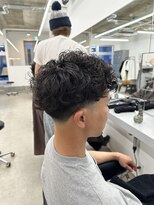 テンション(tension)&nbsp;メンズシャドウパーマテーパーフェード札幌駅大通駅バスセンター