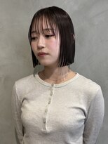 ニコ トウキョウ ヨコハマ(nico)&nbsp;黒髪ストレートロングレイヤーミディアム髪質改善ストレートヘア