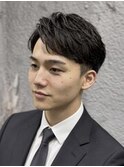 64. メンズカット/ビジネスカット/フェザーパーマ/ニュア